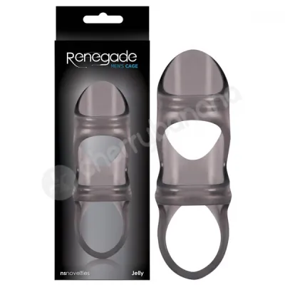 Renegade Black Power Cage Penis Sleeve