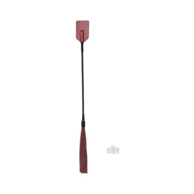 Whips Paddles Sportsheets Saffron Tap Tickle Dual ended Crop And Silicone Flogger