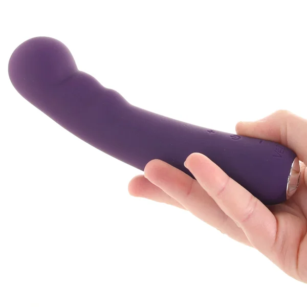 Midori Rechargeable Waterproof Silicone G-Spot Vibrator by VeDO - Deep Purple