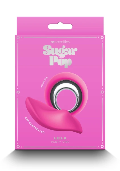 Sugar Pop Leila Rechargeable Silicone App Enabled Panty Vibe With Remote - Teal