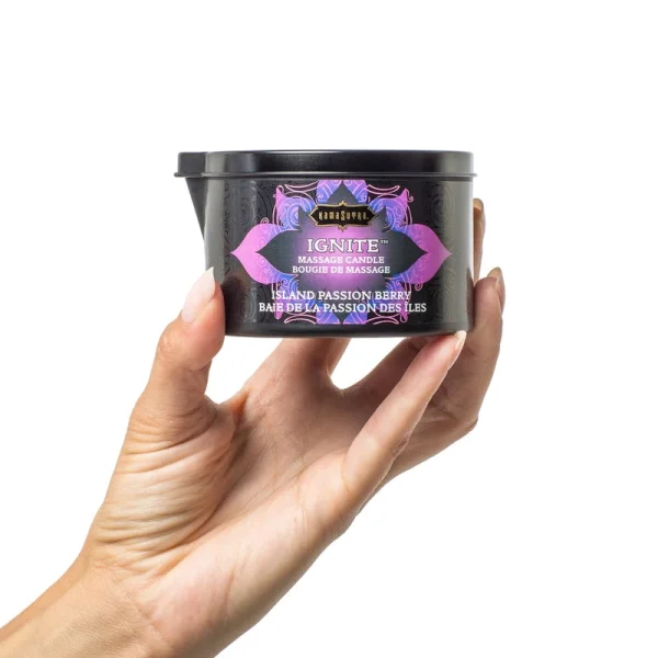Kama Sutra Massage Candle in Island Passion Berry