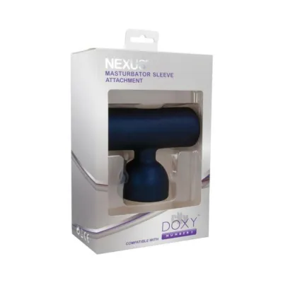 Personal Massagers Doxy 3 Silicone Masturbator Wand Attachment Navy