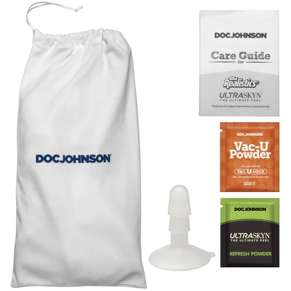 Doc Johnson Pocket Pussy & Lulu 8″ Ultraskyn Cock — image 5 of 5