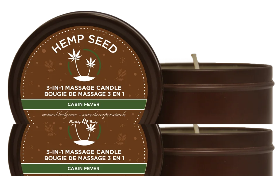 Hemp Seed 3-in-1 Massage Candle Cabin Fever 6oz-  170 G — image 4 of 4