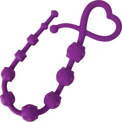 Curve Gossip Hearts n 39 Studs Anal Beads Violet