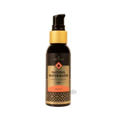 Natural Water based Personal Lubricant Peach 2 Oz