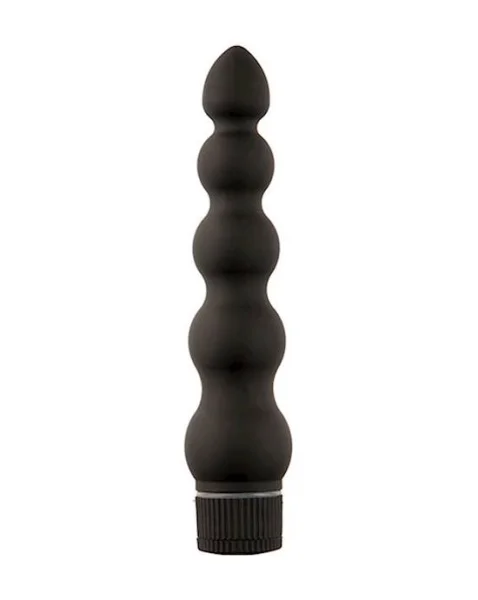 Black Magic 7 Inch Ribbed Vibrator