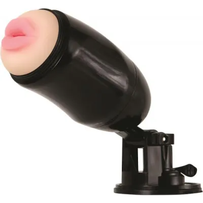 Adam s Turbo Dual Stroker Mouth Vagina Beige