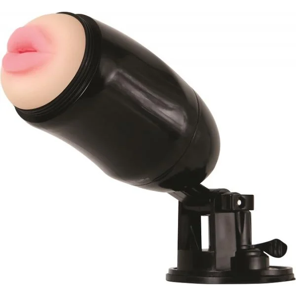 Adam's Turbo Dual Stroker Mouth, Vagina Beige