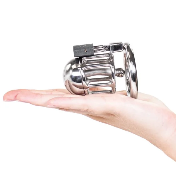 Torment Little Lad Padlocked Micropenis Chastity Cage — image 5 of 5