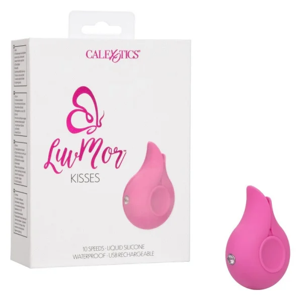 LuvMor Kisses Rechargeable Silicone Waterproof Clitoral Vibrator By CalExotics