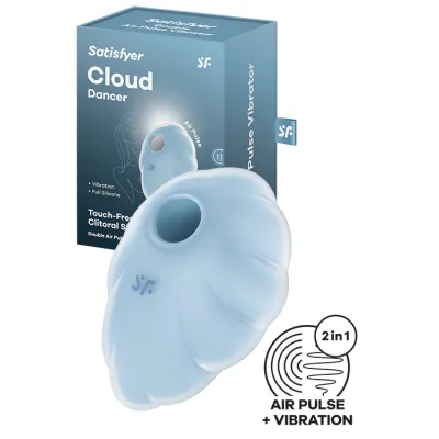 Satisfyer Cloud Dancer 3 5 Vibrating Air Pulse Clitoral Stimulator