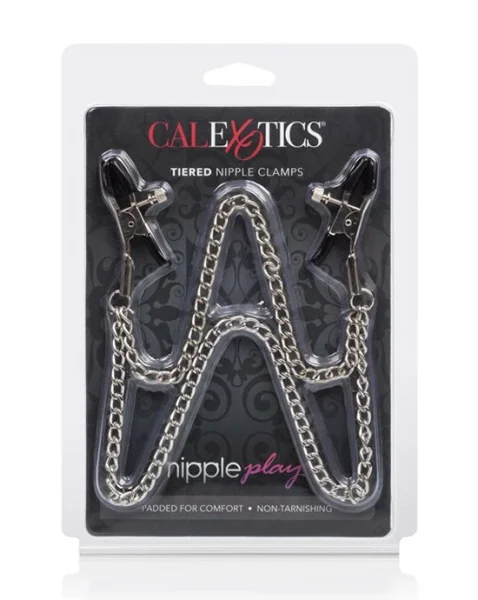 Nipple Play Tiered Nipple Clamps - Silver