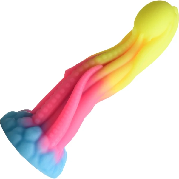 Creature Cocks - Tenta-Glow Glow-in-the-Dark Silicone Dildo