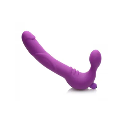Royal Revolver Strapless Dildo Purple 9 7 Inch