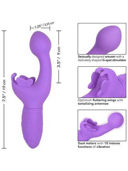 BUTTERFLY KISS Rechargeable RABBIT VIBRATOR