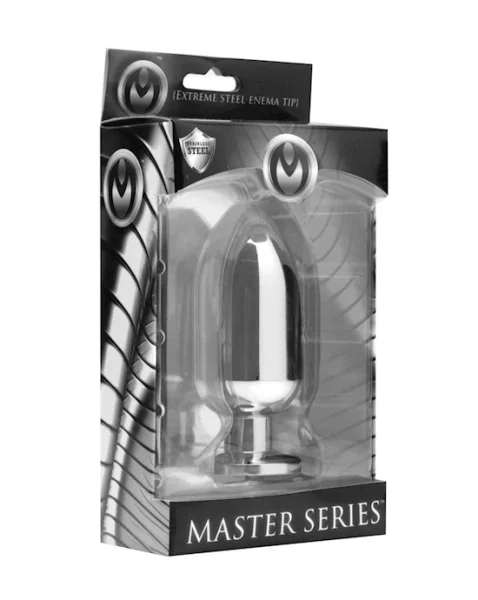 Magnus Stainless Steel Enema Tip - Silver