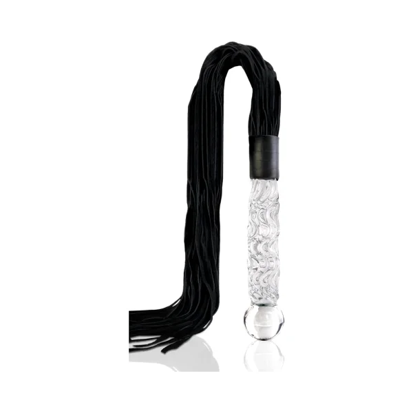 Icicles No 38 Glass Handle Cat O Nine Tails Whip — image 7 of 12