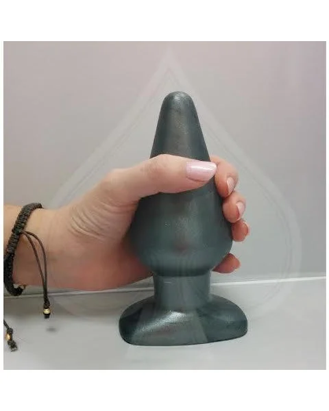 The Super Big End Charcoal Butt Plug