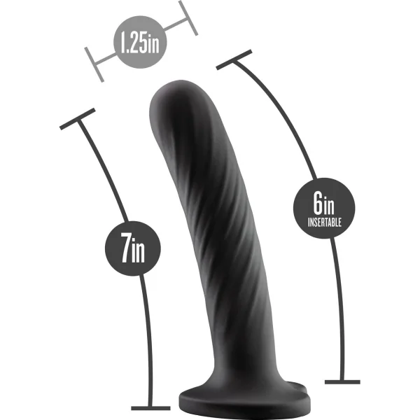 Temptasia Twist Silicone Dildo By Blush - Large