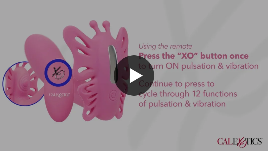 Venus Butterfly Silicone Remote Pulsating Venus G