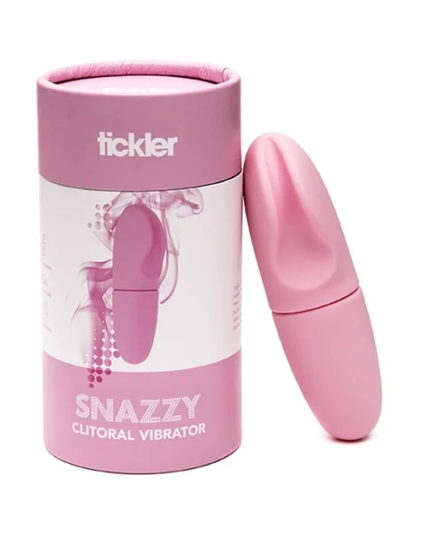 Tickler Vibes Snazzy Smooth Operator Clitoral Vibrator - Pink