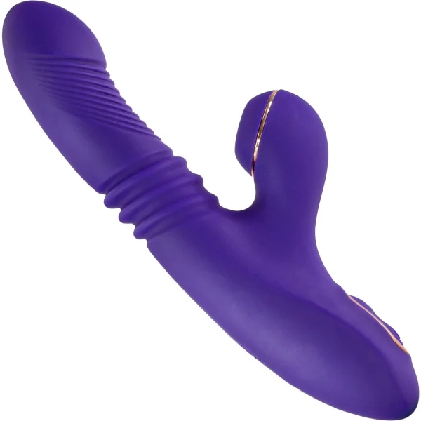 Blush Lush Iris Thrusting Vibrator with Clitoral Pulsation