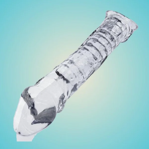 Oxballs Muscle Ripped Cocksheath Penis Extender - Clear — image 7 of 7