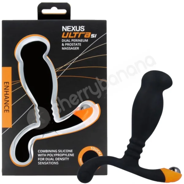 Nexus Ultra Si Black Dual Perineum & Prostate Massager