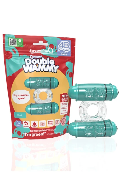 4B Double Wammy Vibrating Ring
