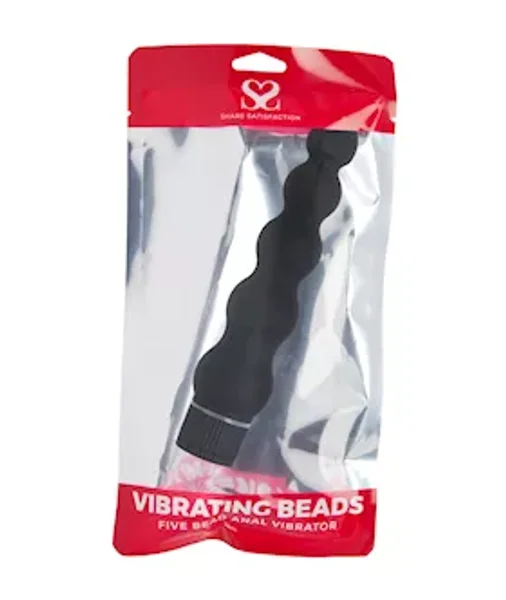 Share Satisfaction Vibrating Beads - Black — image 6 of 6