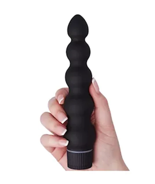 Share Satisfaction Vibrating Beads - Black — image 4 of 6