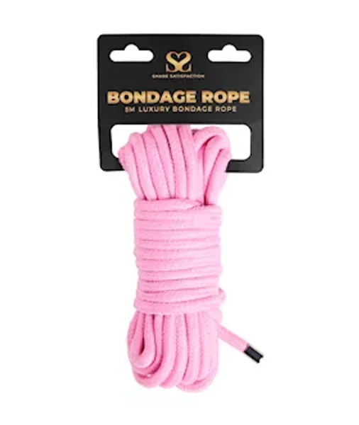 Share Satisfaction Luxury Bondage Rope - 5m - Pink — image 3 of 4