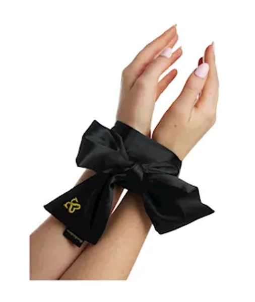 Share Satisfaction Luxury Bondage Ties - Black