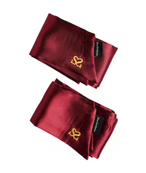 Share Satisfaction Luxury Bondage Ties - Burgandy — image 6 of 6
