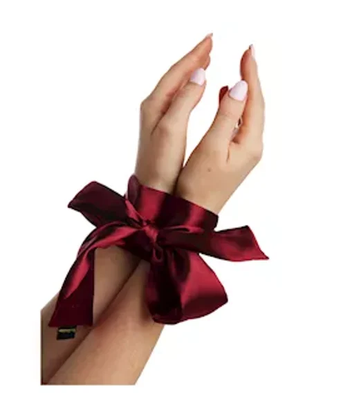 Share Satisfaction Luxury Bondage Ties - Burgandy — image 4 of 6