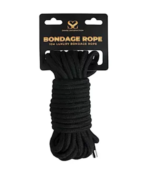 Share Satisfaction Luxury Bondage Rope - 10m - Black — image 3 of 4