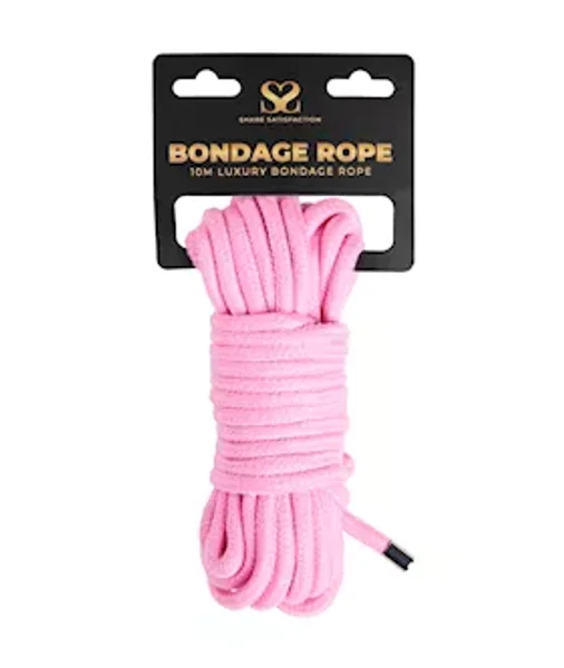 Share Satisfaction Luxury Bondage Rope - 10m - Pink — image 3 of 4