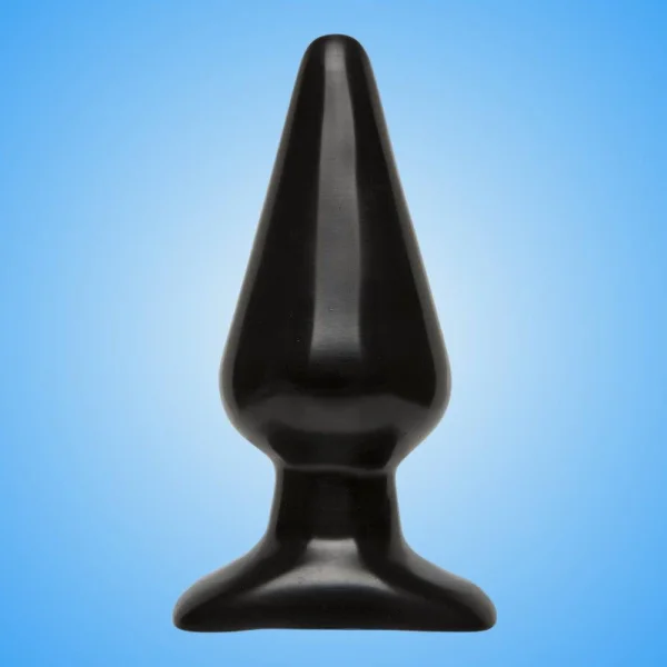 Classic Butt Plug - Smooth Large - Black