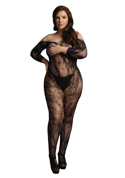 Le Desir Lace Suspender Bodystocking - Queen Size — image 16 of 25