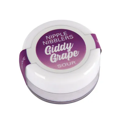 Jelique Nipple Nibblers Giddy Grape Sour Tingle Balm