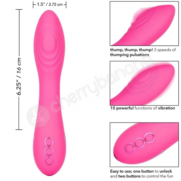 California Dreaming Surf City Centerfold Thumping G-Spot Vibrator