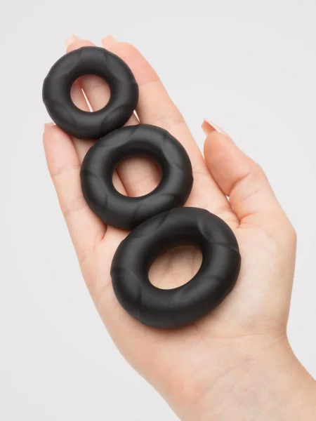 Lovehoney Ultra Thick Silicone Cock Ring Set (3 Count)