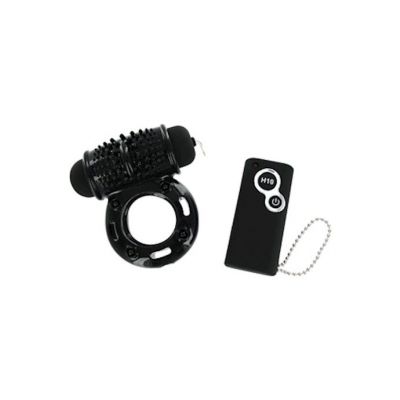 Hero Remote Control Wireless Cock Ring Black
