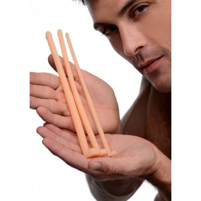 Dockers Silicone Uerethral Sound Set Flesh Urethral Sounding