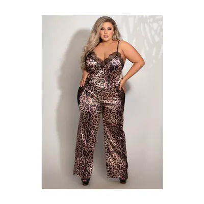 Kitty Cat Cami And Pant Set 1x 2x