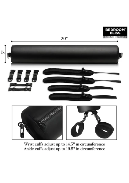 Sex Spreader Padded Spreader Bar with Restraints