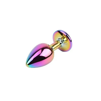 Jewelled Metel Butt Plug 2 8 Inch
