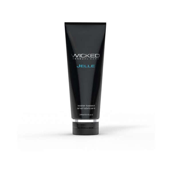 Wicked Jelle Water Based Anal Gel Lube 8oz