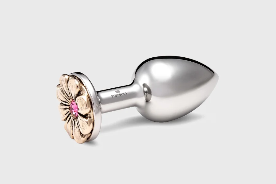 Medium Stainless Steel Daisy Anal Plug by Rosebuds